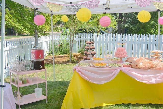 Baby Shower party in Tent