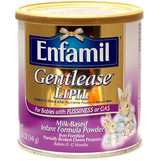 Gentle ease milk based infant formula powder