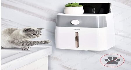 child/ pet proof toilet paper dispenser