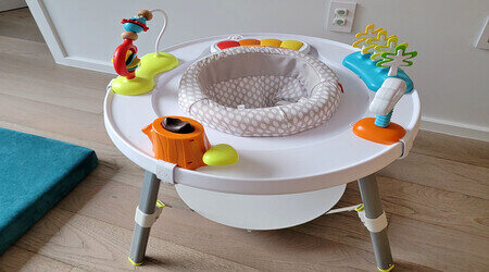 Baby white Exersaucer