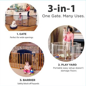 1. Toddleroo by North States 3 in 1 baby gate