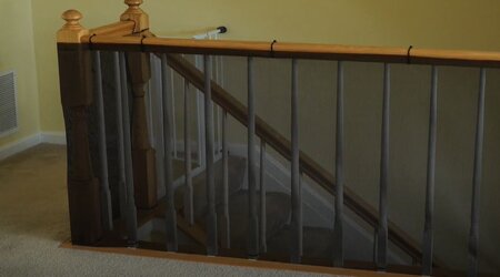 Babyproof Stair Railings with a Banister Guard
