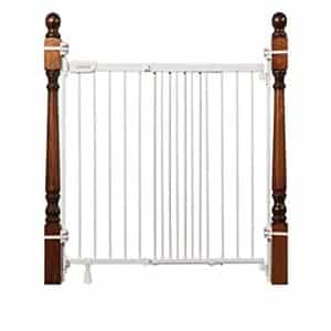Banister & Stair Safety Gate with Extra Wide Door