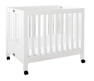 Tall Babyletto Origami white Portable Crib