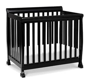 DaVinci Kalani 4-in-1 Convertible black Mini Crib